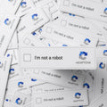 I'm Not a Robot CAPTCHA Stickers (10pcs)