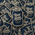 Road Soda Can Sticker