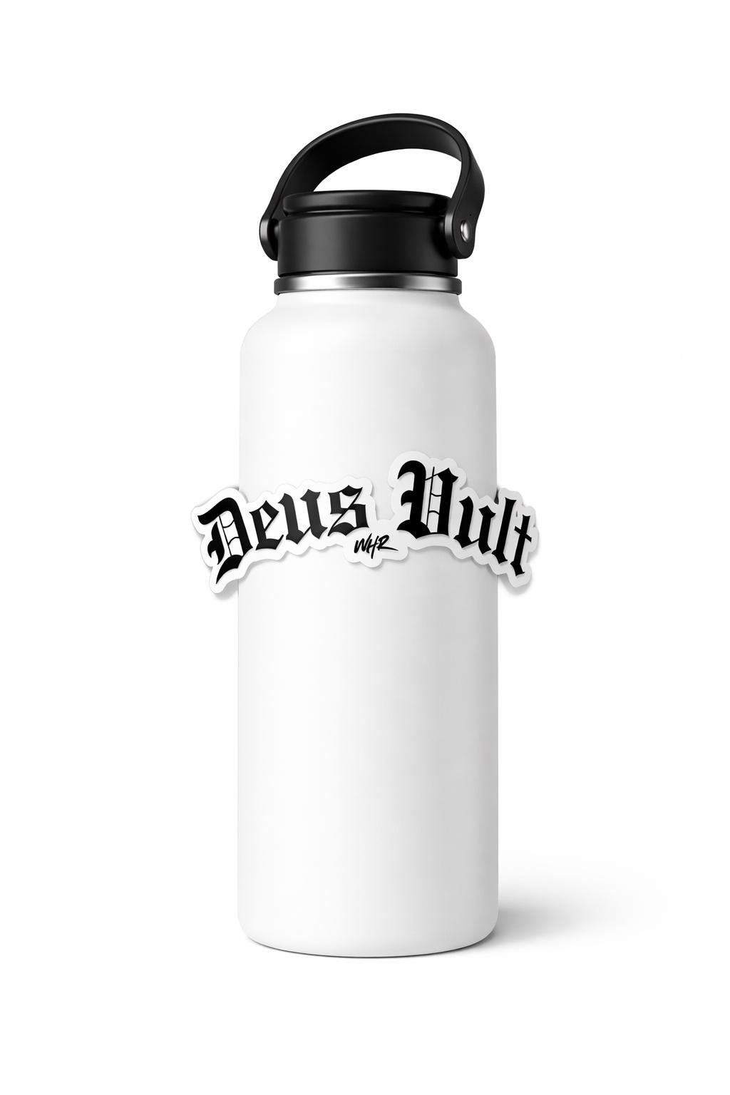 Christian Sticker, Crusader Deus Vult Latin Phrase Christian Vinyl Decal