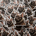 French Bulldog Regal Attire Vinyl Sticker, Medieval Dog Decal (Waterproof)