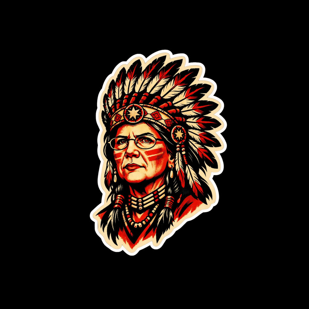 Political Sticker, Funny Parody, Satirical Ironic Humor Decal