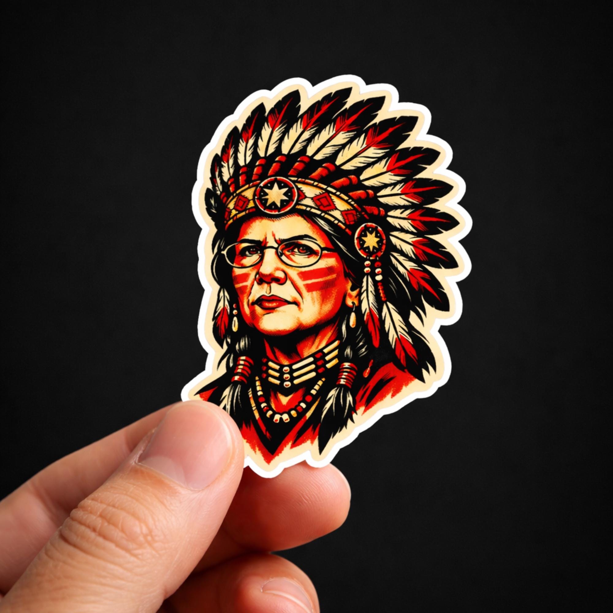 Political Sticker, Funny Parody, Satirical Ironic Humor Decal