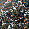 Tactical Night Hawk Sticker, Special Ops Bird Decal, Military Inspired Vinyl Graphic