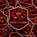 Aquatic Attack Birds Sticker, Tactical Military Duck Decal, Waterproof Vinyl Humor Sticker