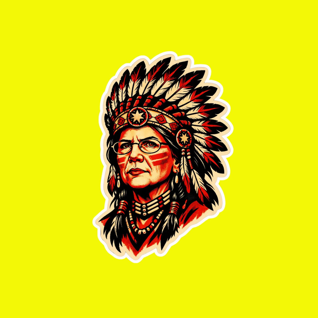 Political Sticker, Funny Parody, Satirical Ironic Humor Decal