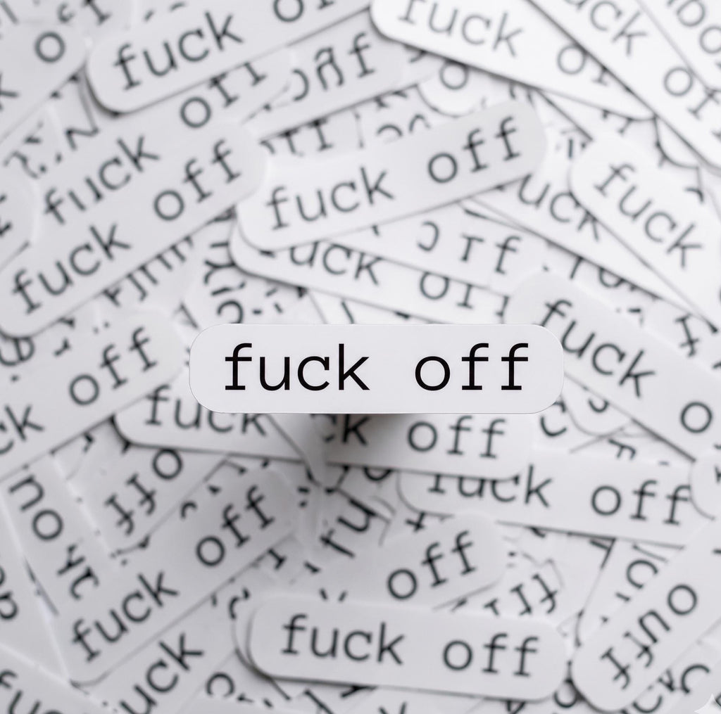 Funny Profanity Stickers, Waterproof Vinyl Laptop Decals, Adult Humor Pack