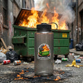 Laptop Sticker, Everything is Fine Dumpster Fire Sticker, Dark Humor Meme Vinyl Decal
